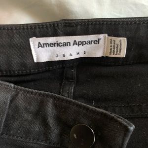 AMERICAN APPAREL Cropped Skinny Jeans